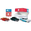 1/43 SIMCA 8 Sport + Simca 9 Aronde + Simca Vedette Régence SIMCA