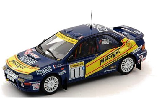 1/43 SUBARU Impreza N°11 Rallye Monte Carlo 96 SUBARU