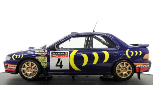 1/43 SUBARU Impreza N°4 Rallye RAC 1995 SUBARU