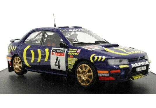 1/43 SUBARU Impreza N°4 Rallye RAC 1995 SUBARU