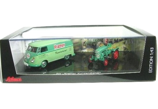 1/43 VOLSKWAGEN Combi "Kramer" + Tracteur Kramer VOLKSWAGEN