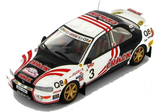 1/43 SUBARU Impreza N°3 Boucles de SPA 1995 SUBARU