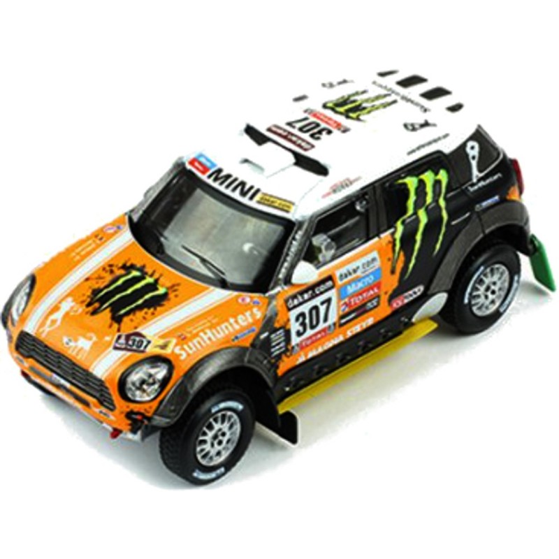 1/43 MINI All 4 Racing N°307 Dakar 2013 MINI 1/43 MINI All 4 Racing N°307 Dakar 2013 MINI