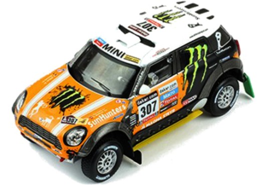 1/43 MINI All 4 Racing N°307 Dakar 2013 MINI