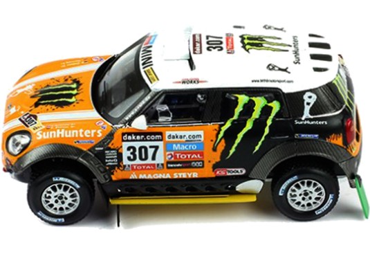 1/43 MINI All 4 Racing N°307 Dakar 2013 MINI
