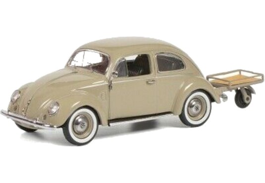 1/43 VOLKSWAGEN Coccinelle + Remorque VOLKSWAGEN