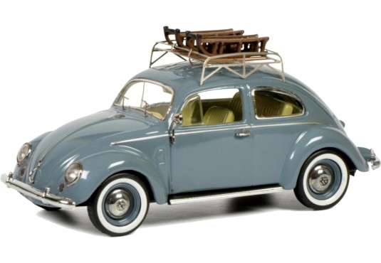 1/43 VOLKSWAGEN Coccinelle + Luges VOLKSWAGEN