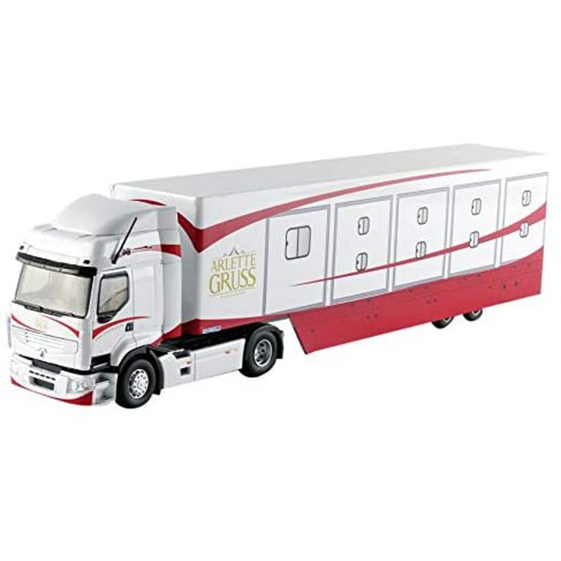 1/43 RENAULT Premium DXI Remorque hébergement Cirque Arlette GRUSS RENAULT 1/43 RENAULT Premium DXI Remorque hébergement Cirque Arlette GRUSS RENAULT
