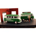 1/43 VOLKSWAGEN Combi T1 (X2) "Berliner Morgenpost" + 2 personnages VOLKSWAGEN