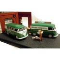 1/43 VOLKSWAGEN Combi T1 (X2) "Berliner Morgenpost" + 2 personnages VOLKSWAGEN