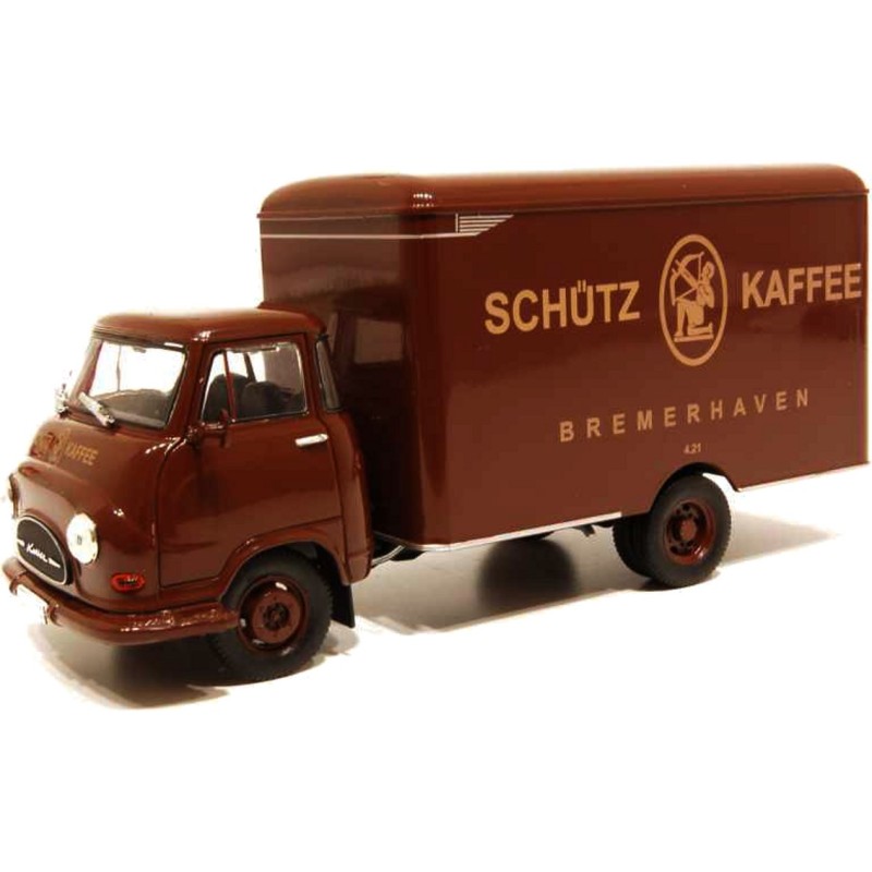 1/43 HANOMAG Kurier "SCHUTZ KAFEE" 1960 HANOMAG