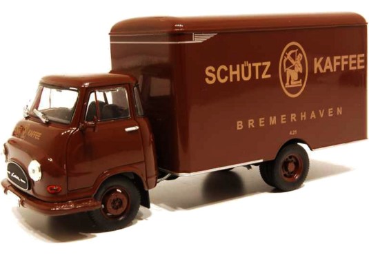 1/43 HANOMAG Kurier "SCHUTZ KAFEE" 1960 HANOMAG