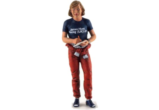 1/18 PERSONNAGE James HUNT 1977 DIVERS