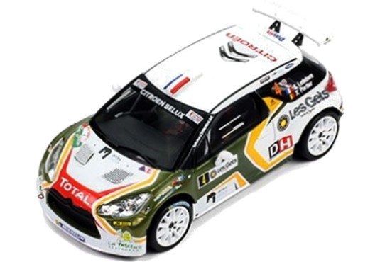 1/43 CITROEN DS3 R5 N°4 Rallye du Condroz-Huy 2016 CITROEN