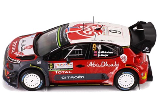 1/43 CITROEN C3 WRC N°9 Rallye Sardaigne 2017 CITROEN