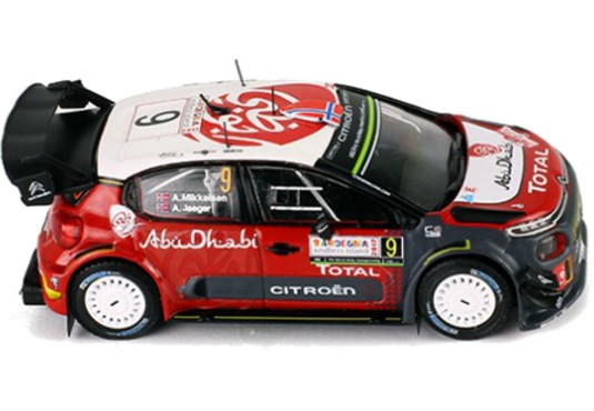 1/43 CITROEN C3 WRC N°9 Rallye Sardaigne 2017 CITROEN