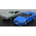 1/43 CHEVROLET Chevelle + NISSAN Skyline "Fast And Furious" NISSAN