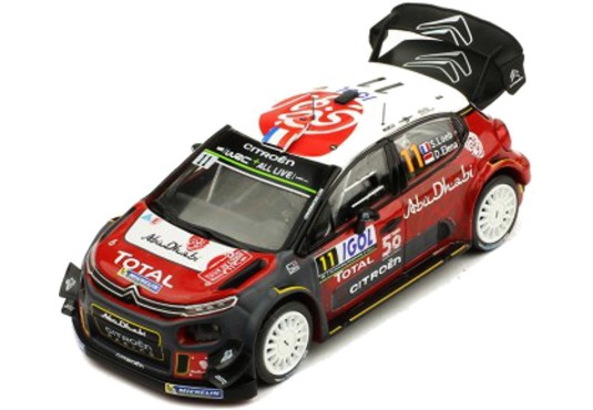 1/43 CITROEN C3 WRC N°11Rallye Tour de Corse 2018 CITROEN