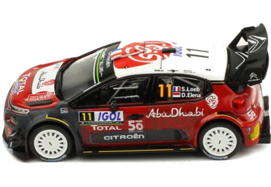 1/43 CITROEN C3 WRC N°11Rallye Tour de Corse 2018 CITROEN