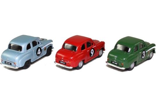 1/43 AUSTIN A35 N°9 + N°4 + N°3 Goodvood Revival Top Hat AUSTIN