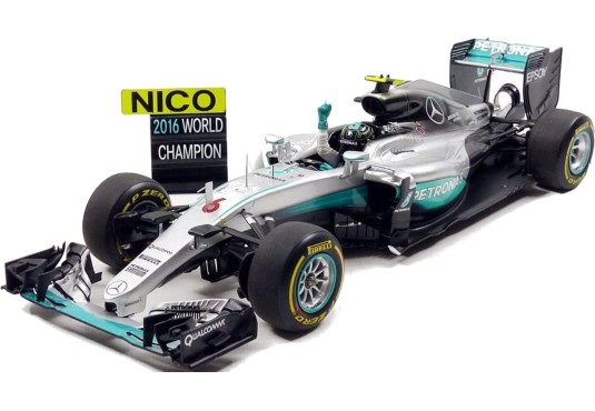 1/18 MERCEDES F1 W07 Hybrid N°6 Abu Dhabi GP 2016 MERCEDES