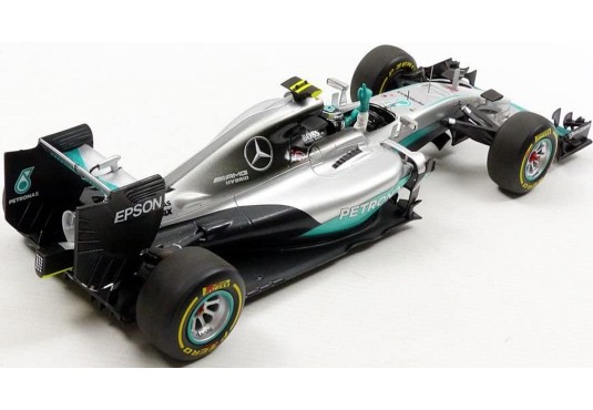 1/18 MERCEDES F1 W07 Hybrid N°6 Abu Dhabi GP 2016 MERCEDES