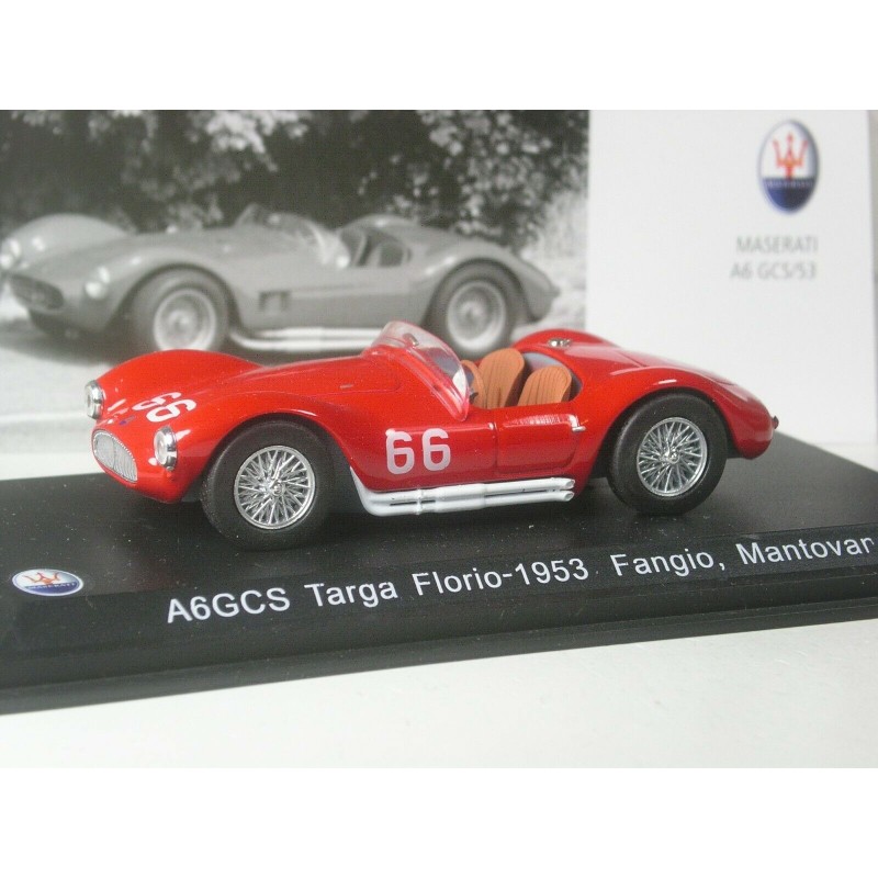 1/43 MASERATI A6GCS N°66 Targa Florio 1966 MASERATI 1/43 MASERATI A6GCS N°66 Targa Florio 1966 MASERATI