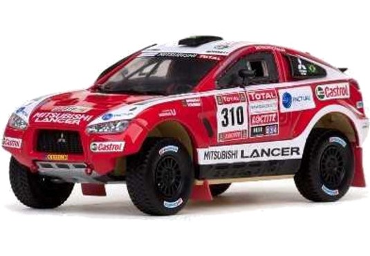 1/43 MITSUBISHI Lancer N°310 Dakar 2012 MITSUBISHI