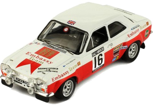 1/43 FORD Escort MKI RS 1600 N°16 Rallye RAC 1971 FORD