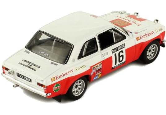 1/43 FORD Escort MKI RS 1600 N°16 Rallye RAC 1971 FORD