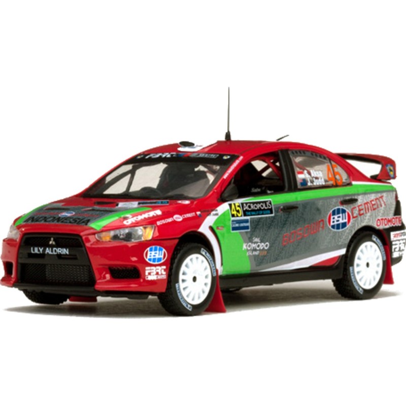 1/43 MITSUBISHI Lancer Evo X N°45 Rallye Acropolis 2012 MITSUBISHI 1/43 MITSUBISHI Lancer Evo X N°45 Rallye Acropolis 2012 MITSUBISHI