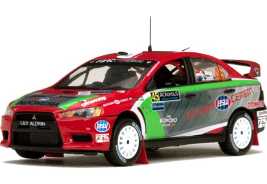 1/43 MITSUBISHI Lancer Evo X N°45 Rallye Acropolis 2012 MITSUBISHI