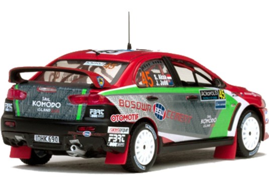 1/43 MITSUBISHI Lancer Evo X N°45 Rallye Acropolis 2012 MITSUBISHI