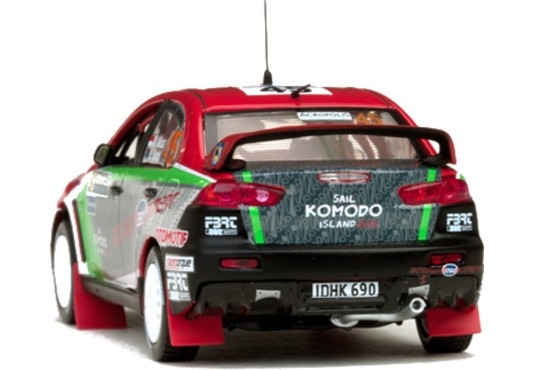 1/43 MITSUBISHI Lancer Evo X N°45 Rallye Acropolis 2012 MITSUBISHI