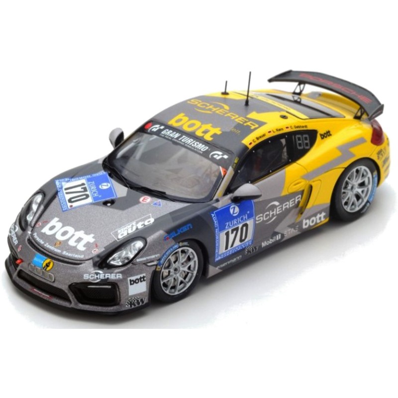 1/43 PORSCHE Cayman GT4 N°170 24 H Nurburgring 2016 PORSCHE