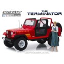 1/18 JEEP CJ-7 "TERMINATOR" + Personnage Sarah CONNOR 1983 JEEP