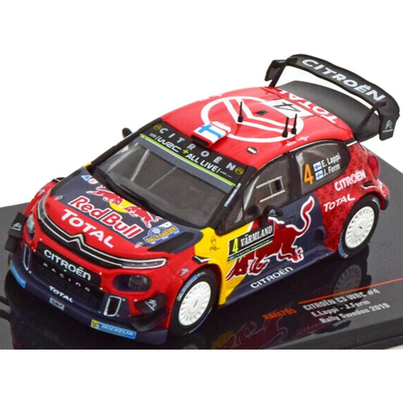 1/43 CITROEN C3 WRC N°4 Rallye Suède 2019 CITROEN 1/43 CITROEN C3 WRC N°4 Rallye Suède 2019 CITROEN