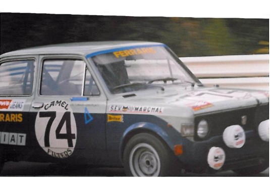 1/43 FIAT 128 N°74 Spa-Francorchamps 1971 FIAT