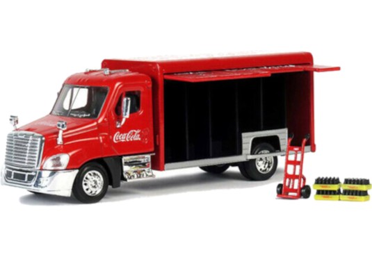 1/50 Camion de Livraison "Coca Cola" + Diable + Caisses DIVERS