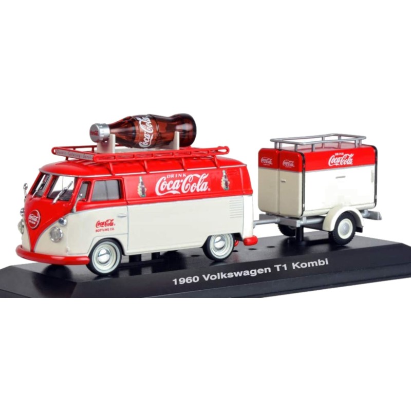 1/43 VOLKSWAGEN Combi T1 + Remorque "Coca Cola" 1960 VOLKSWAGEN 1/43 VOLKSWAGEN Combi T1 + Remorque "Coca Cola" 1960 VOLKSWAGEN