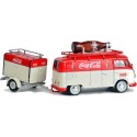 1/43 VOLKSWAGEN Combi T1 + Remorque "Coca Cola" 1960 VOLKSWAGEN