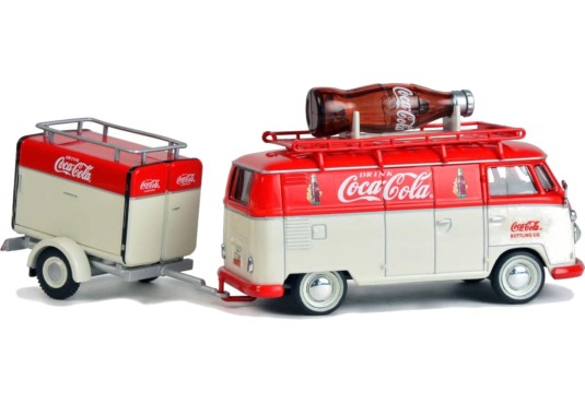 1/43 VOLKSWAGEN Combi T1 + Remorque "Coca Cola" 1960 VOLKSWAGEN