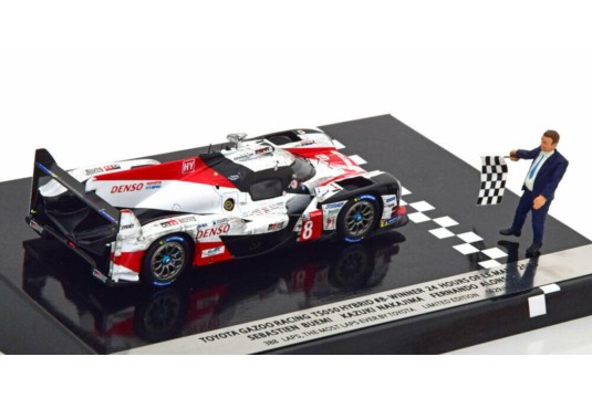 1/43 TOYOTA TS050 N°8 Le Mans 2018 + Personnage TOYOTA