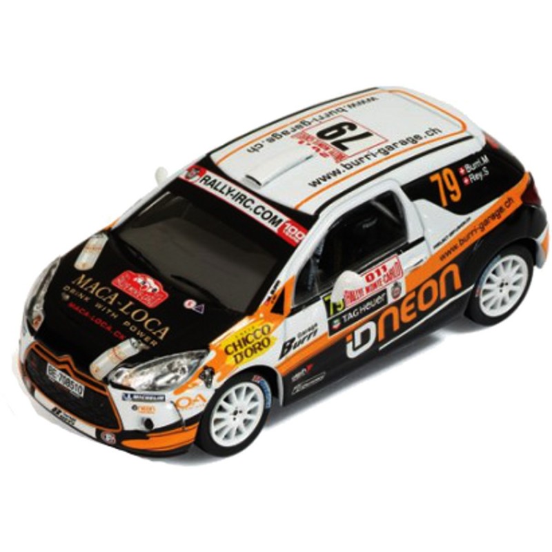 1/43 CITROEN DS3 R3 N°79 Rallye Monte Carlo 2011 CITROEN