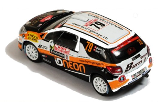 1/43 CITROEN DS3 R3 N°79 Rallye Monte Carlo 2011 CITROEN