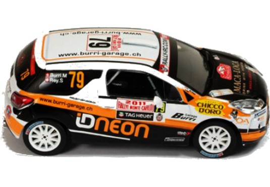 1/43 CITROEN DS3 R3 N°79 Rallye Monte Carlo 2011 CITROEN