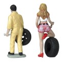 1/18 PERSONNAGE MECANICIEN Andie et Gery DIVERS