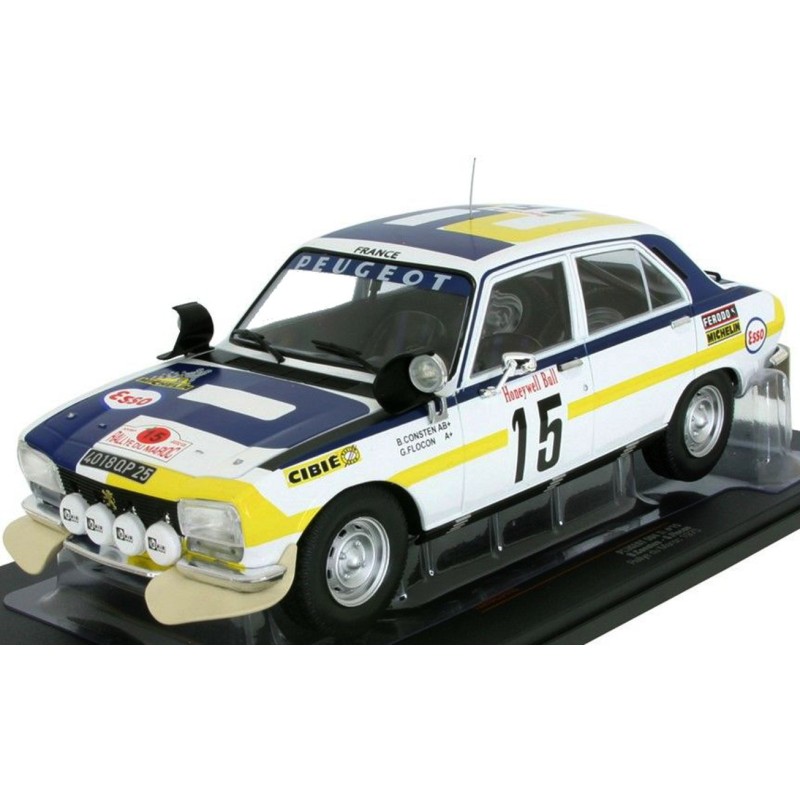 1/18 PEUGEOT 504 TI N°15 Rallye du Maroc 1975 PEUGEOT