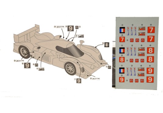 1/43 PEUGEOT 908 HDI FAP N°9 24 Heures du Mans 2009 PEUGEOT