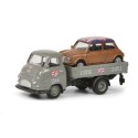 1/87 HANOMAG Kurier "Mini Service" + Mini cooper HANOMAG